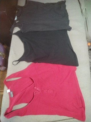 Lote 3 camisetas de tirantes