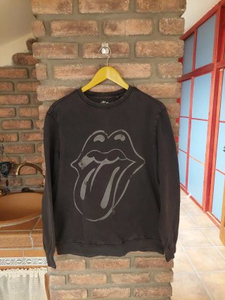 Sudadera Rolling Stones Lavada a la Piedra