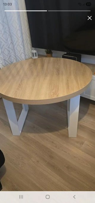 Mesa de Comedor Redonda Extensible