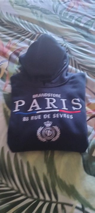 Sudadera Azul Marino con Capucha