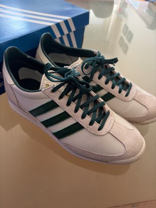 Zapatillas Adidas SL72 Blancas y Verdes Talla 40