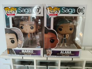 Lote 2 Funko Pop Saga: Marko y Alana