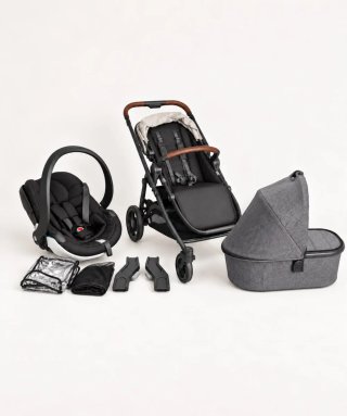 UPPAbaby Cruz V2 Grey+BeSafe iZi Go Modular+Capazo