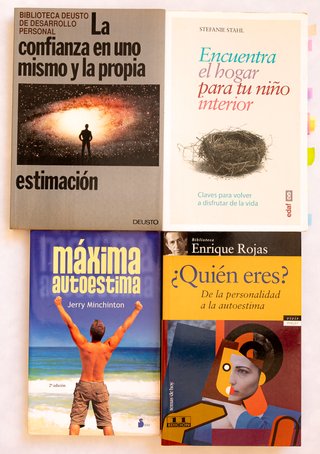 Lote 4 libros · Autoestima y confianza en ti mismo