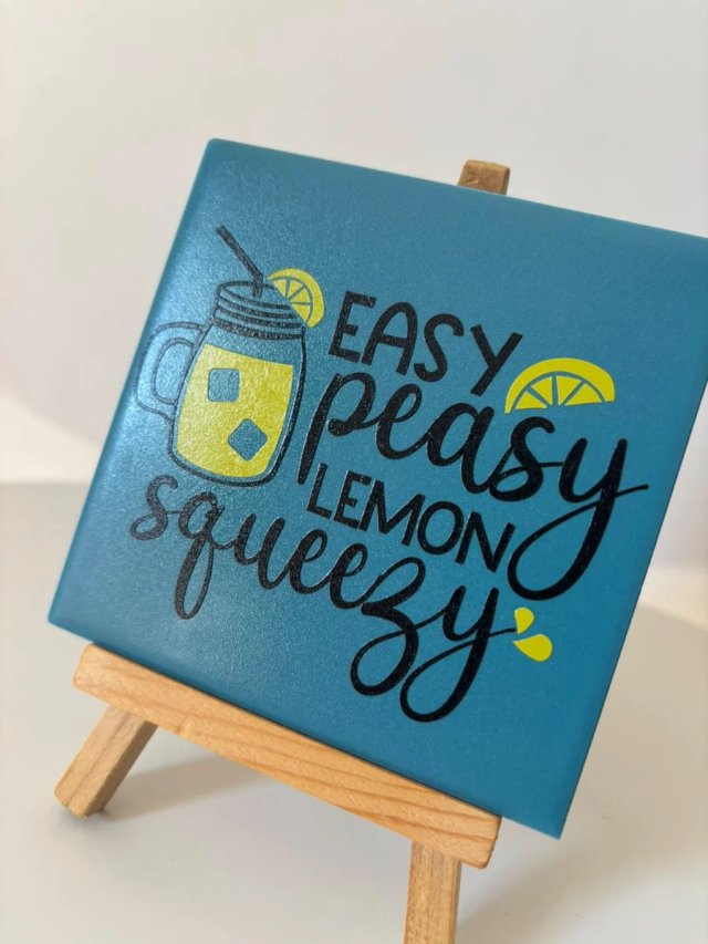 Azulejo Decorativo Easy Peasy Lemon Squeezy