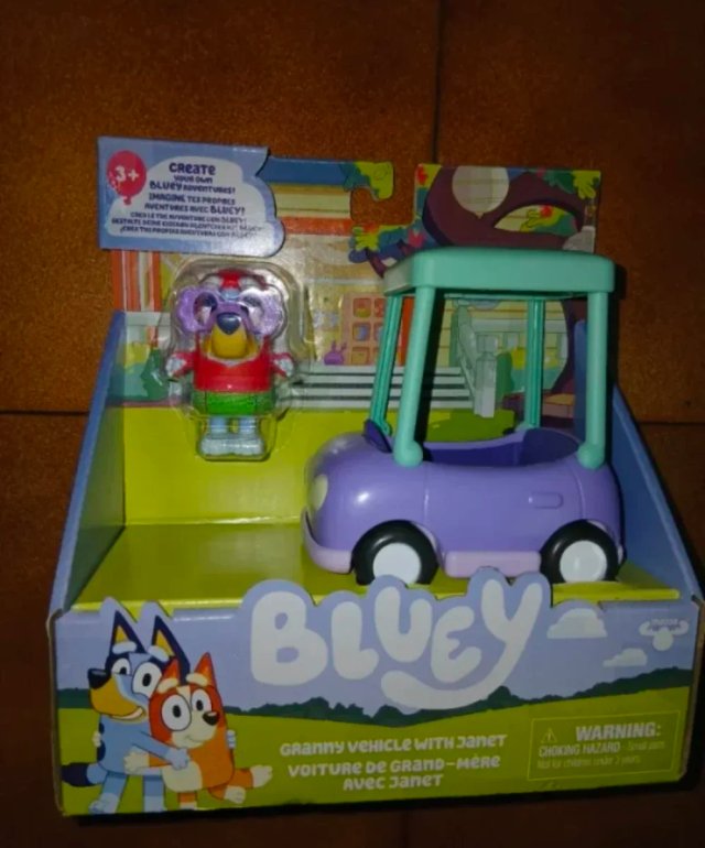 Set Bluey Granny Vehicle con Janet
