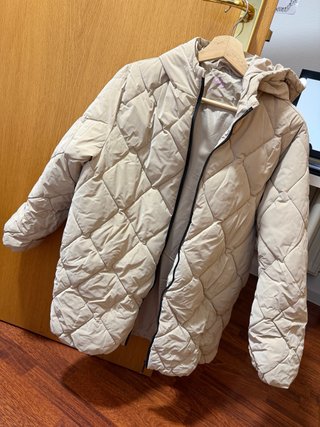 Chaqueta Acolchada Zara Beige