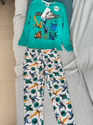 Pijama Jurassic World Niño 7-8 Años