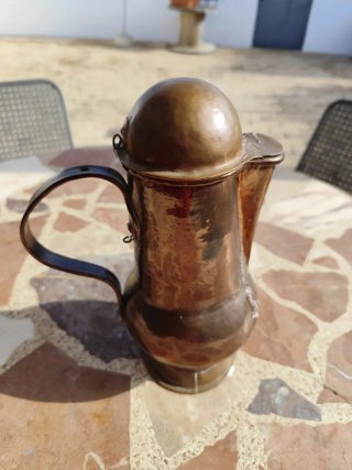 Jarra Chocolatera de Cobre