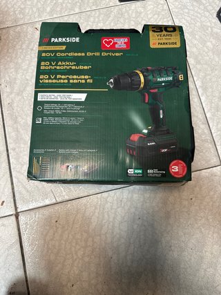 Taladro Atornillador Parkside 20V