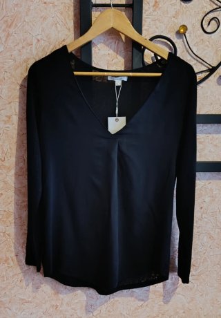 Blusa Springfield Negra Talla S