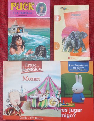 Lote de 4 libros infantiles