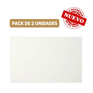 Pack 2 Puertas IKEA LAPPVIKEN blancas 60x38 cm