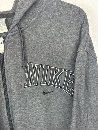 Nike Vintage Oversize Grey Zip Hoodie XL