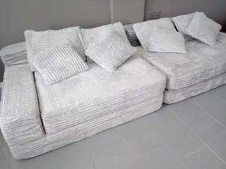 Sofá cama gris