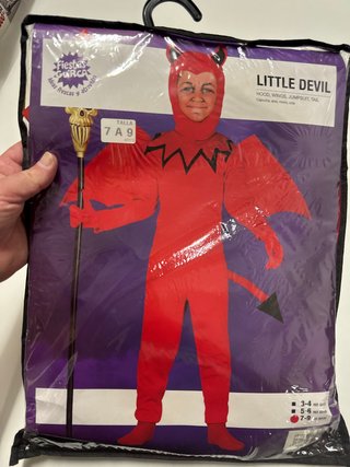 Disfraz de Demonio Little Devil Talla 7-9