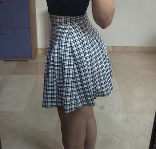 Minifalda de tablas a cuadros