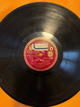 Lote de 5 antiguos discos de pizarra