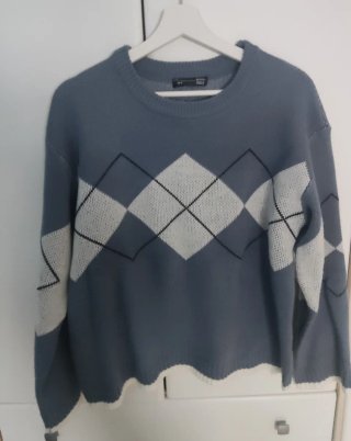 Jersey Azul y Blanco Talla M