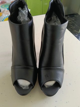Sandalias Negras Abiertas