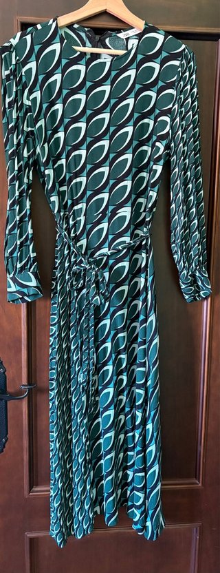 Vestido Zara estampado