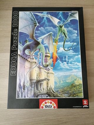 Puzzle Educa 1000 piezas - Dragones