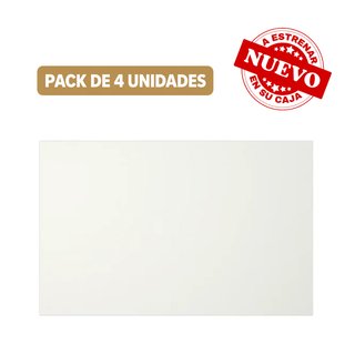 Pack 4 Puertas IKEA LAPPVIKEN blancas 60x38 cm