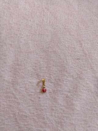 Colgante Mariquita de Oro 18k