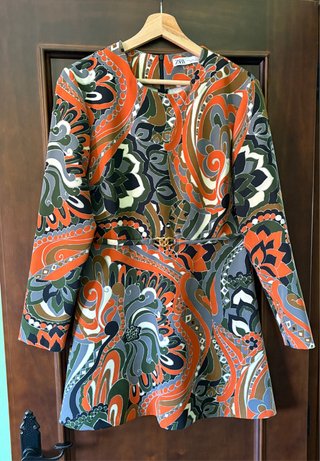 Vestido Zara Estampado