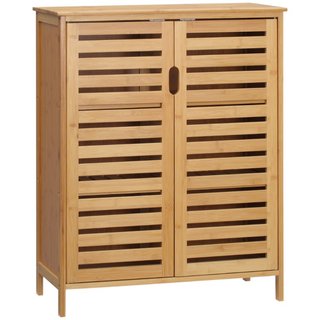Mueble de Baño Moderno de 2 Puertas con 2 Estantes