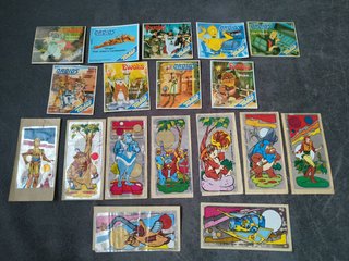 Lote cromos chicles y Tudor años 80 Ewoks Droids