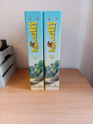 2 libros Dinosaurios, edición Atlas,escucho oferta