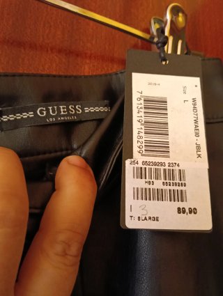 Falda Guess Negra Talla L