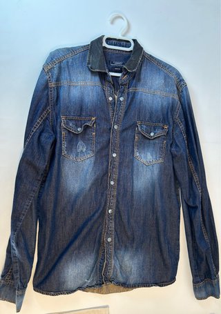 Camisa Vaquera Zara Hombre Talla M