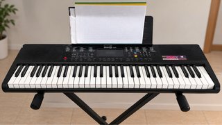 Teclado RockJam RJ361 con soporte