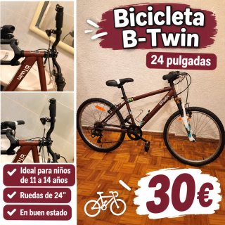 Bicicleta B-Twin 24 pulgadas