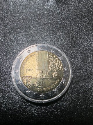 Moneda 2 Euros 50 Jahre Kniefall von Warschau