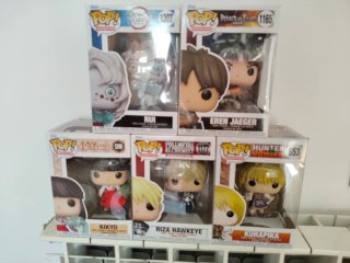 Lote 5 Funko Pop Anime