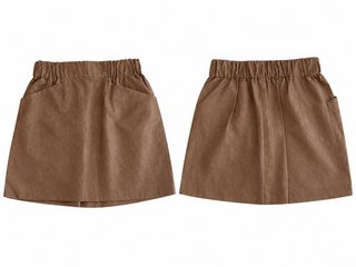 Falda Marrón Zara