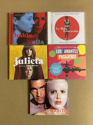 Lote 5 Bandas Sonoras Almodóvar/Iglesias