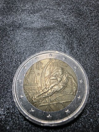 Moneda 2 Euros Conmemorativa Torino 2006