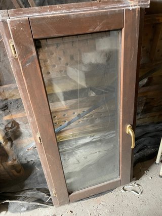 2 ventanas de Madera con Mosquitera 122cmx 62cm