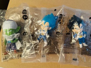 3 Figuras Dragon Ball Super Burger King