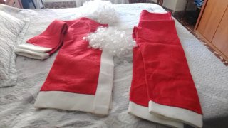Traje de Papá Noel con Barba y Peluca