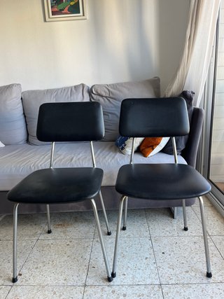 2 Sillas Industriales Retro