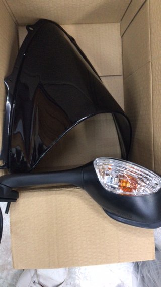 Cúpula y Espejo Homologado para GSXR