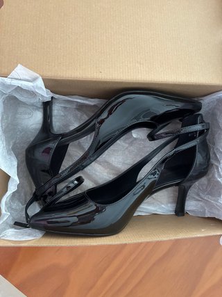Zapatos de salón negros talla 38