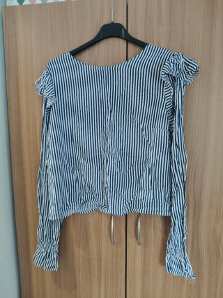 Blusa de rayas manga larga