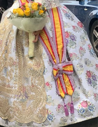 Traje de Fallera para niña 9/10 años
