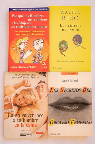 Lote 4 libros · Amor y sexualidad en pareja